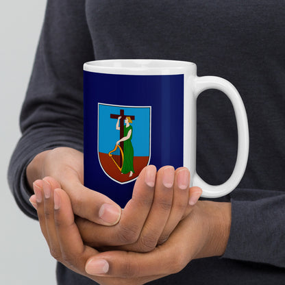 Montserrat Flag Coffee Mug - Faith, Strength & Emerald Pride