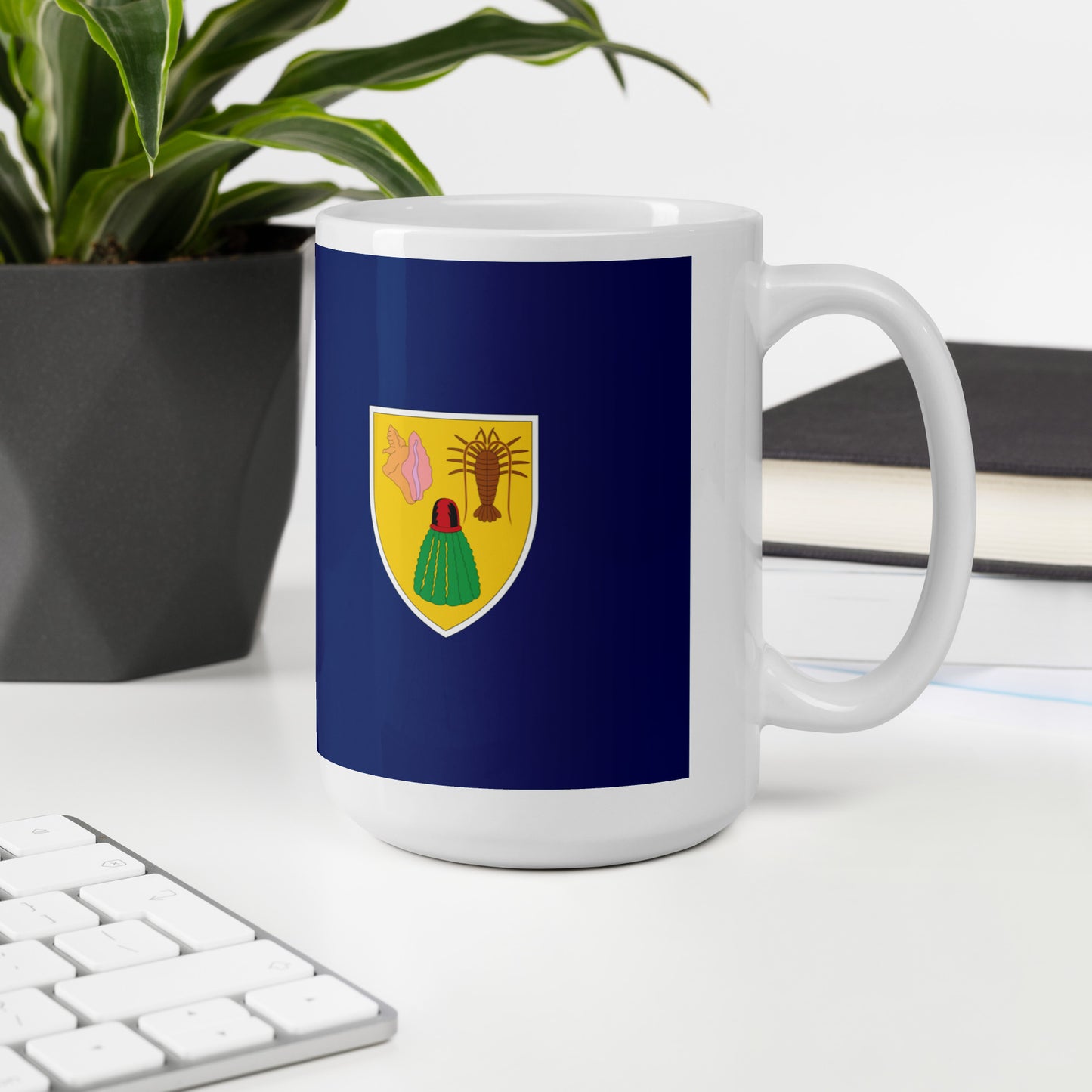 Turks & Caicos Islands Flag Coffee Mug - Tranquility, Pride & Paradise