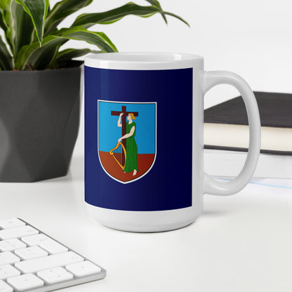 Montserrat Flag Coffee Mug - Faith, Strength & Emerald Pride